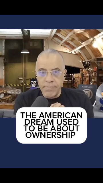 The American dream used to be about ownership, what happened?