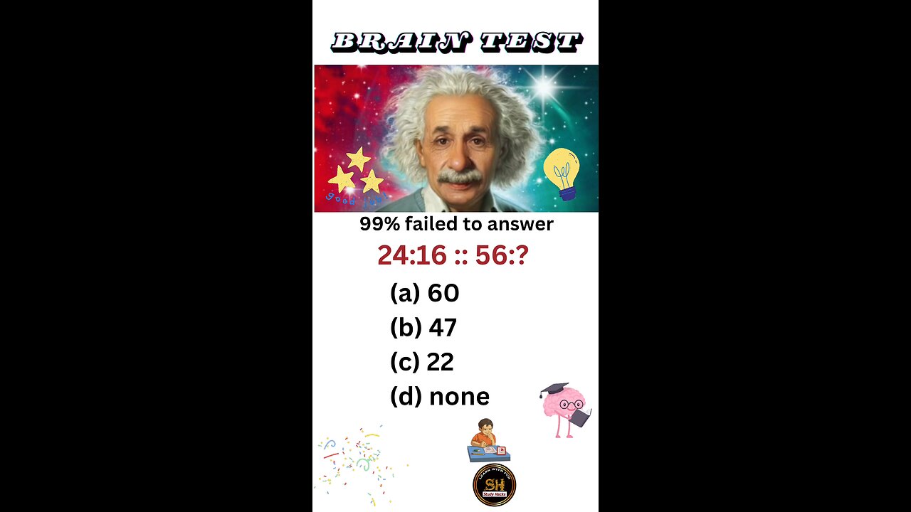 Maths Puzzles Mania। Do you know answer of this iq 43 #studyhacks123 #iqtest #maths #braintest