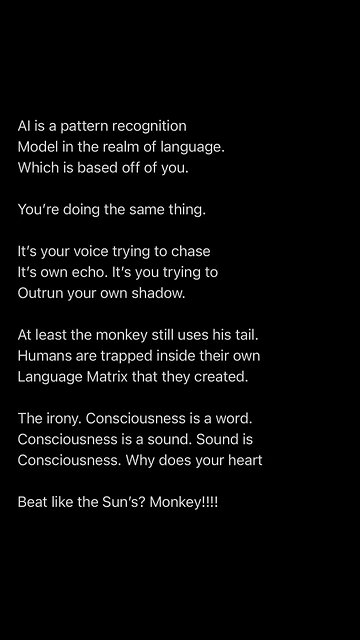 Dogs barking at their own echo. Monkeys going bananas at their own reflection