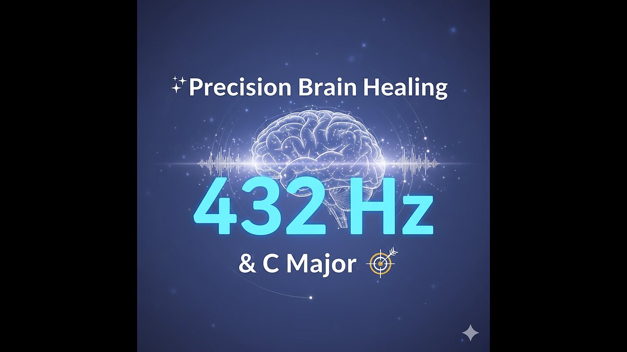 ✨ Precision Brain Healing (432 Hz & C Major) 🎯
