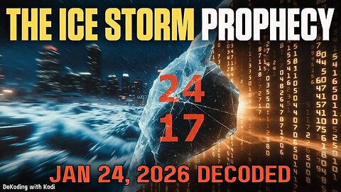 DECODED: The Ice Storm Prophecy of January 24, 2026 | Numerology, Dates & Hidden Links