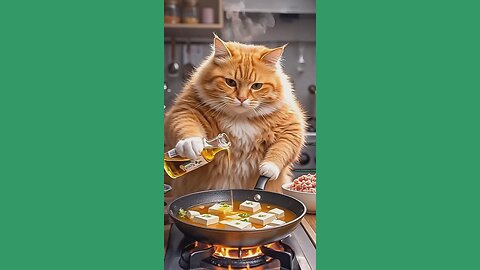 Cat Becomes a Chef