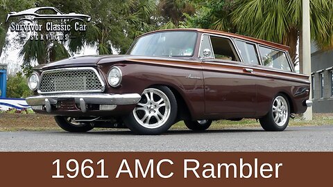 1961 AMC Rambler Wagon Street Rod! Custom Woody Look, 343 V8, Show Winner, Long Hauler!