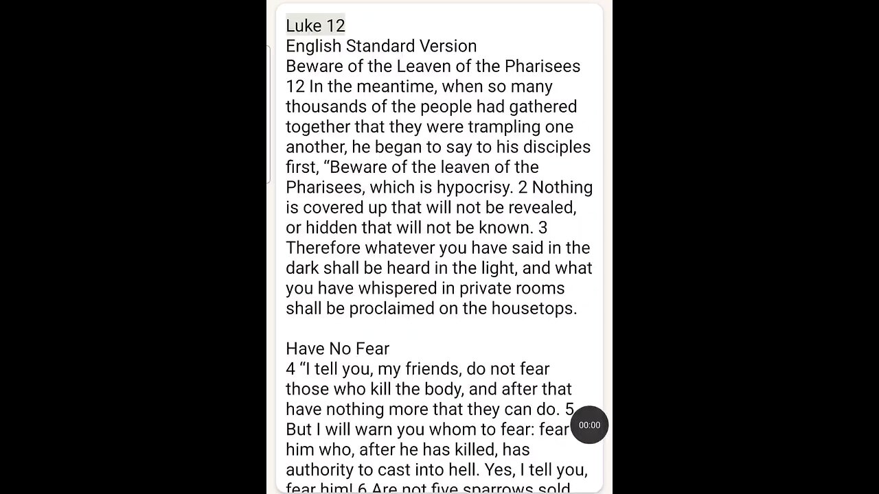 Luke Chapter 12 ESV