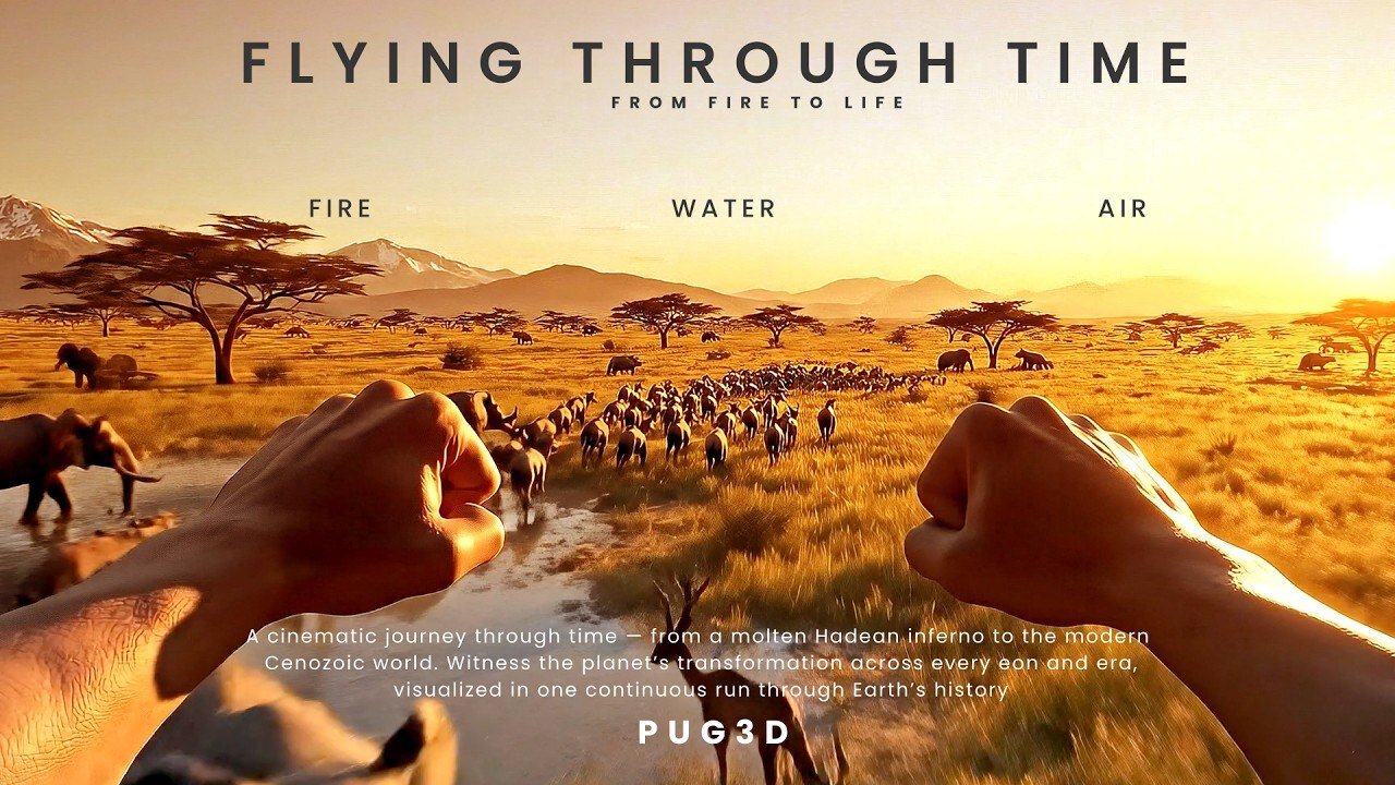 Flying Through Earth’s 4.5 Billion Year Evolution in 15 Minutes | Epic AI Timeline Journey