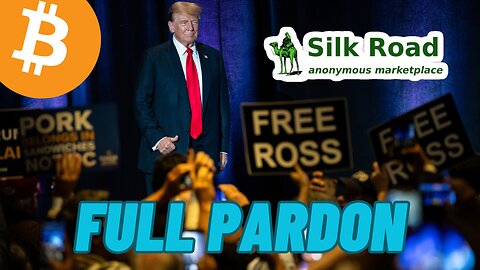 TRUMP PARDONS SILK ROAD CREATOR, BITCOIN, XRP, XLM, JASMY, XCN, AVAX, CAW, COQ