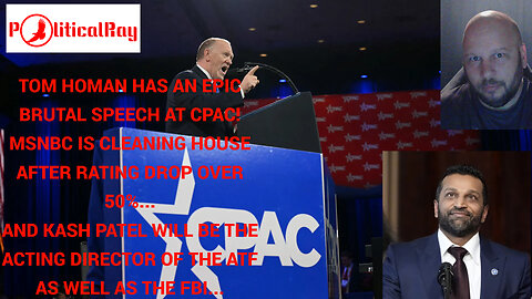 Tom Homan has an EPIC speech at Cpac!!! This guy is not playing around...