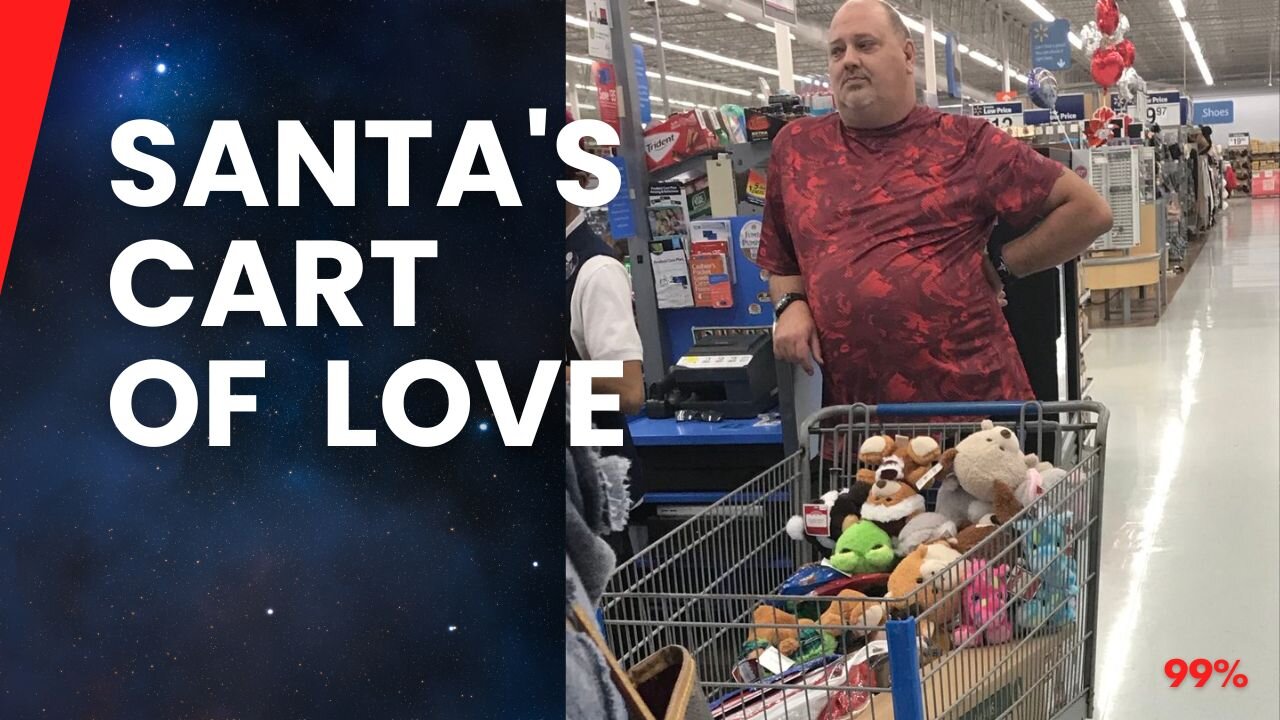 Walmart Shopper's Encounter with Santa Leads to Tears and a Global Act of Kindness!