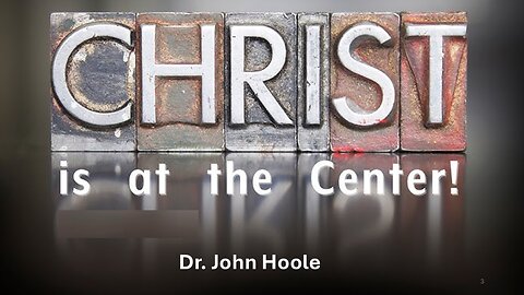Jesus - the Center of Bible Prophecy by Dr. John Hoole