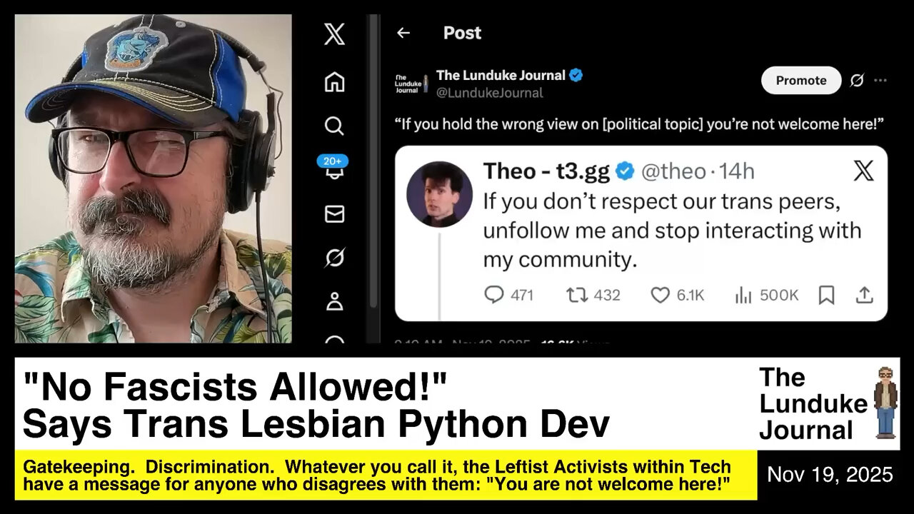 "No Fascists Allowed!" Says Trans Lesbian Python Dev