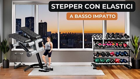 Stepper Con Elastico - Attrezzo Salva Spazio per Casa