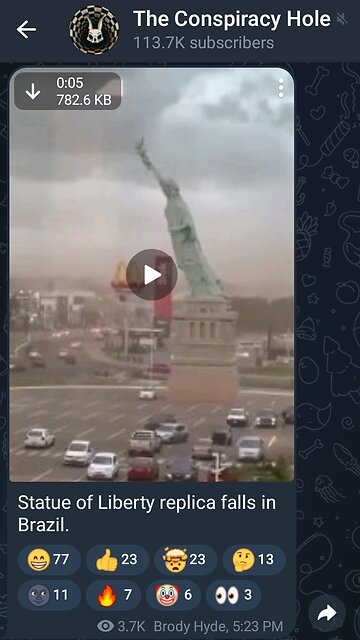 News Shorts: Liberty Statue falls in Brazil