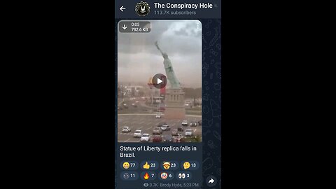 News Shorts: Liberty Statue falls in Brazil