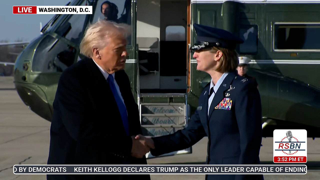 REPLAY: President Trump Departs from JBA to West Palm Beach - 2/7/25