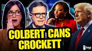 Stephen Colbert LIES About Trump To BOOT Jasmine Crockett From His Show?! | The Dana Show - 02/18/26