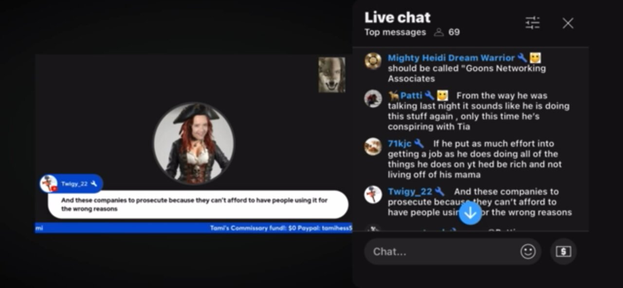Hypocrisy of the stalker Slothpig. Rules for thee but not for she