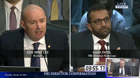 Mike Lee at Kash Patel FBI confirmation hearing * Jan. 30, 2025