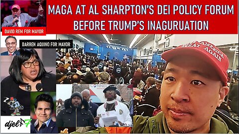 MAGA invades Al Sharpton's DEI event in NYC