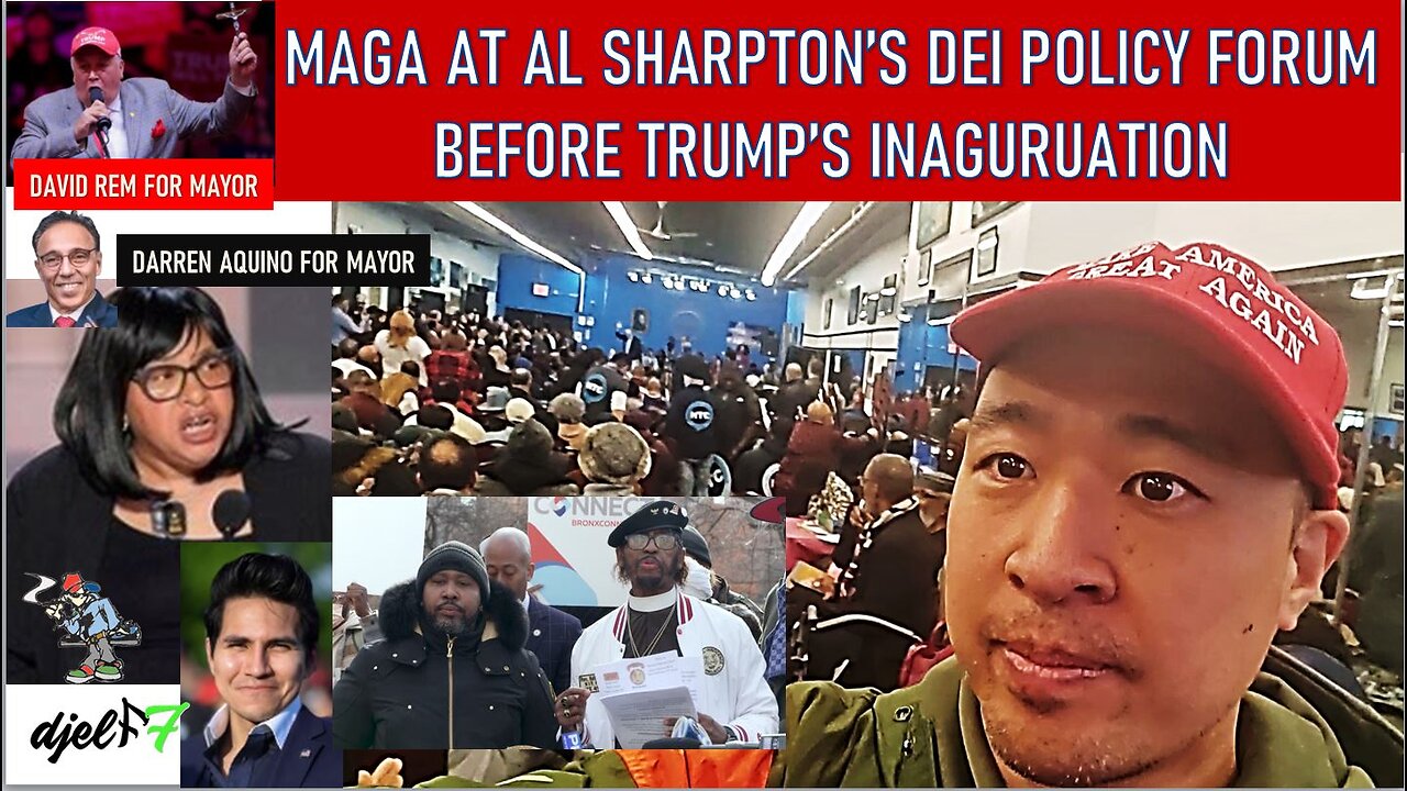 MAGA invades Al Sharpton's DEI event in NYC