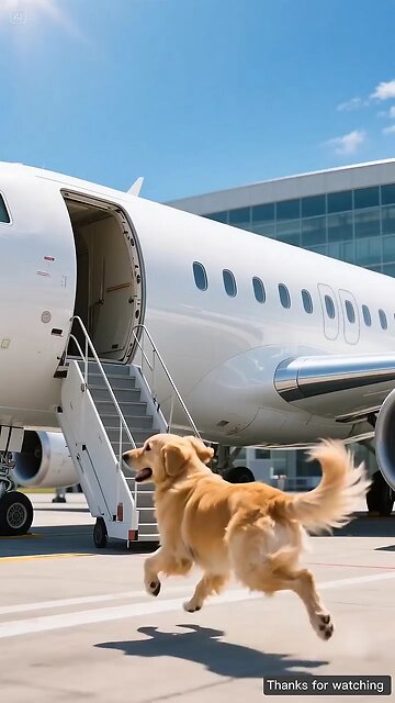 Dog saves lives of millions of passengers on airplanes