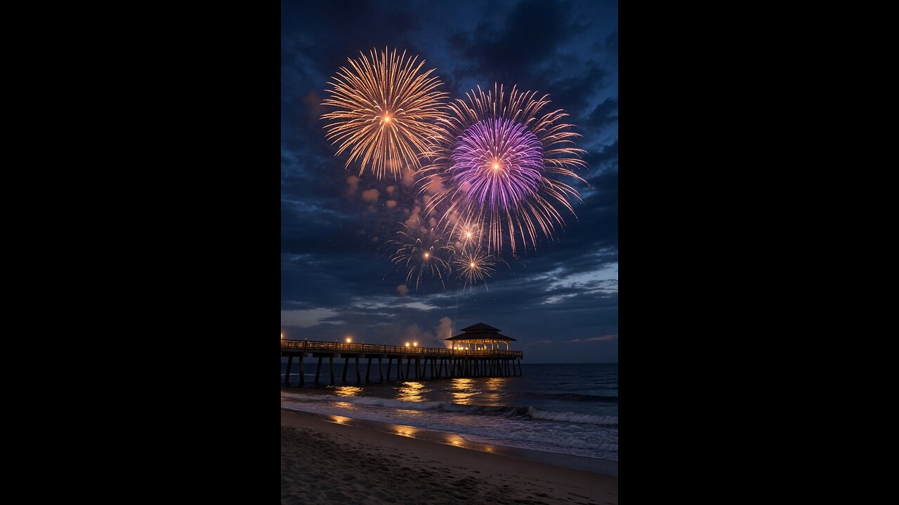 Happy 4th! Fireworks at Myrtle Beach