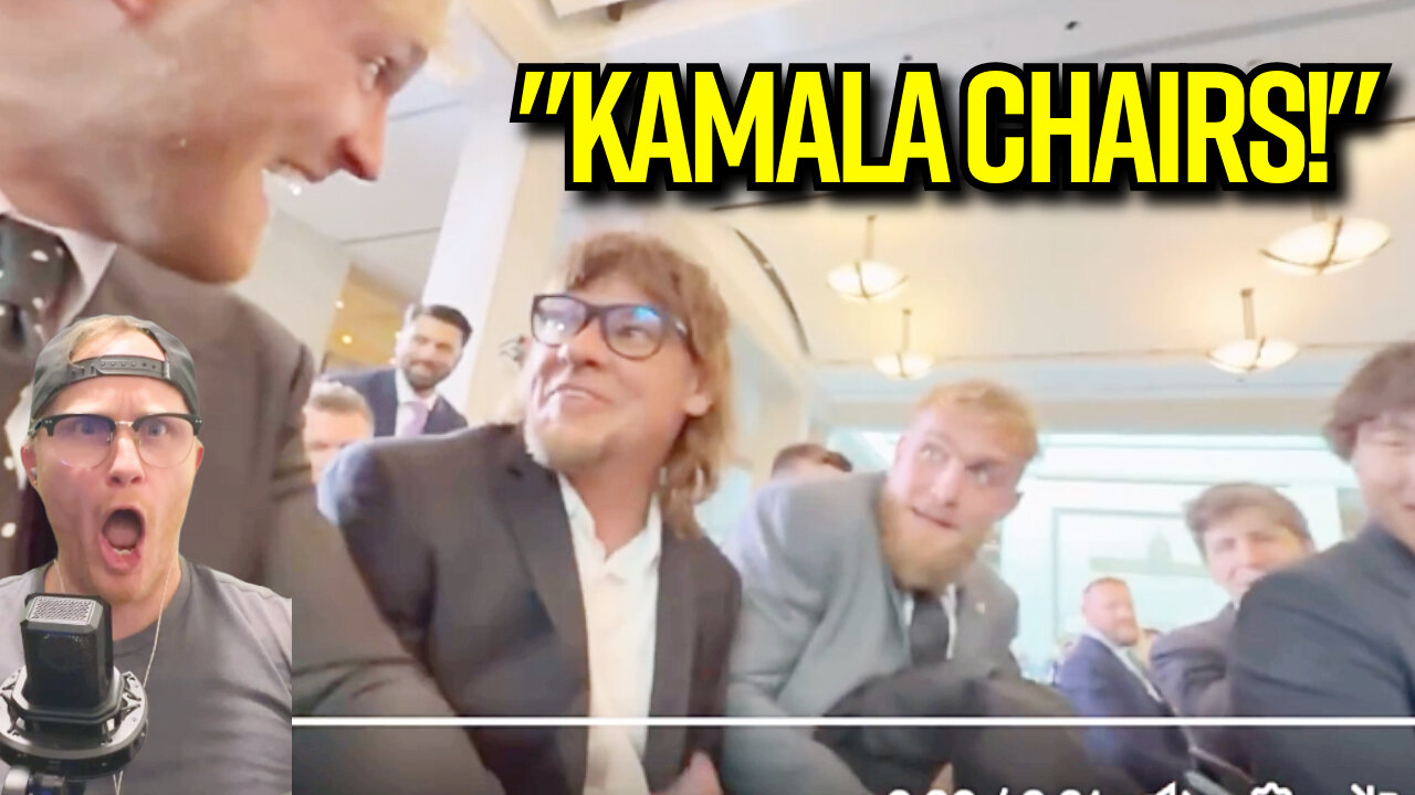 KAMALA CHAIRS make THEO VON FALL during TRUMP Ceremony!