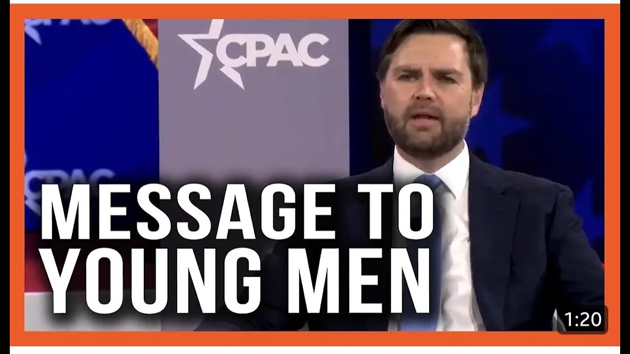 JD Vance's Message to Men: Don't Let Our Culture Suppress Your Masculinity