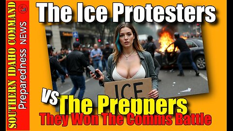 Extreme Left ICE Protesters Have Won The Comms Battle | Lessons For Preppers & Patriots.