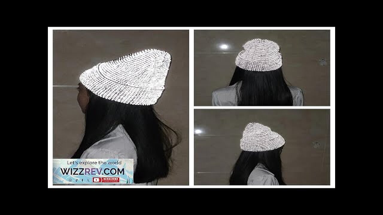 TOHUIYAN Reflective Knitted Hats Magical High Visibility Winter Warm Caps Women Men Review