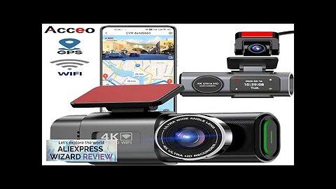 Dash Cam Dual Lens 4K UHD Recording Car Camera DVR Night Vision Review