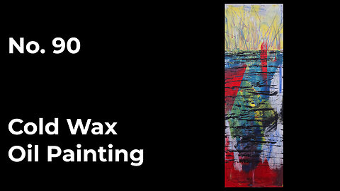 Creating “NO. 90” – Soothing Abstract Painting Process | Relaxing Music & Slow Art