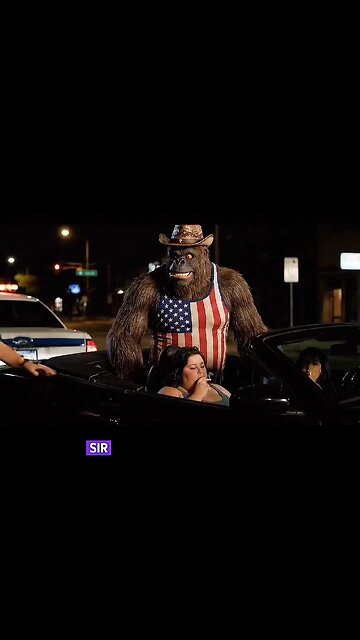 Bigfoot doesn't do Ube😏🚓r#Bigfoot #Comedy #Funny #NightVibes #FYP