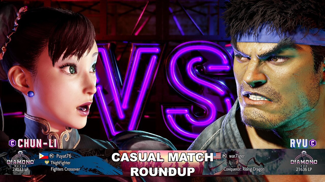 Kuya Kalbo SF6 Casual Match Roundup. Chun Li 4 star Diamond Rank [Hori Fight Stick]