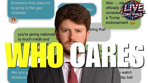 LIVE WITH CHRIS'WORLD - Never EVER Apologize to the Woke Left! REMEMBER THEY HATE YOU!