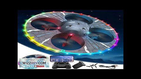 SJ S163 UFO WiFi FPV Intelligent Obstacle Avoidance Controllable Lighting Circle Protection Review