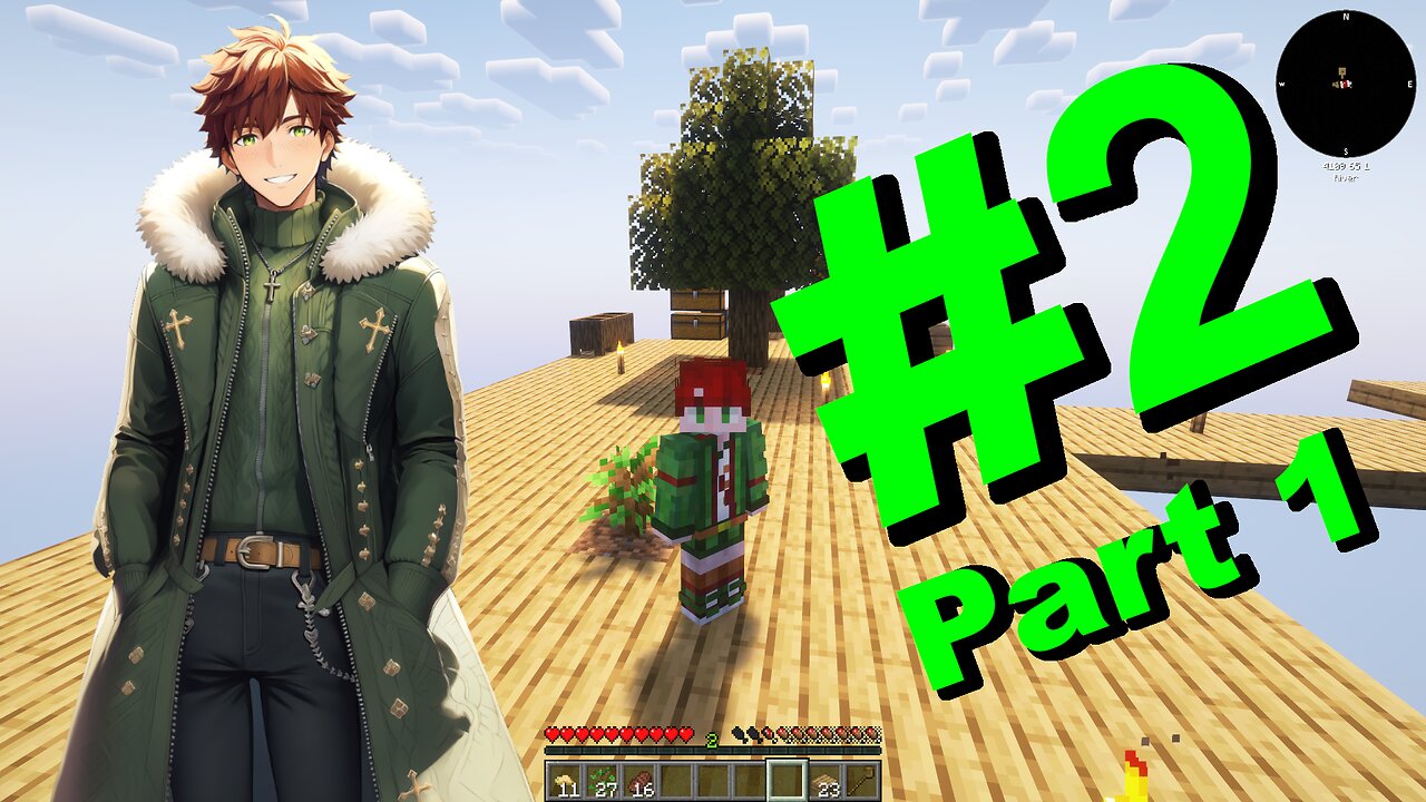 Let's Play Minecraft ATM10 Skyblock with Raphael [Episode 2] - Part 1