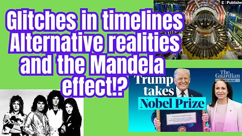 Something's going on... timeline reality glitches? CERN?