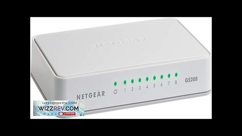 NETGEAR 8-Port Gigabit Ethernet Unmanaged Switch (GS208) Desktop Ethernet Splitter Silent Review