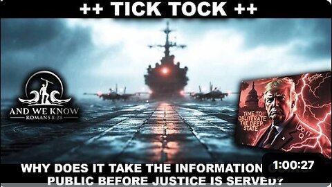 11.25.25 TICK TOCK, Trumpin 17 kirjeen viestit, JULKINEN tieto