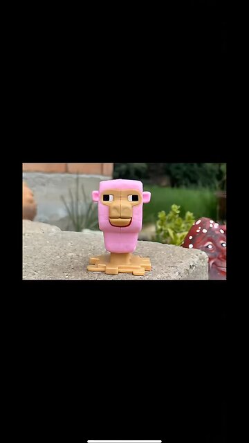 One of my mods on my discord channel got the pink sheep toy from Minecraft