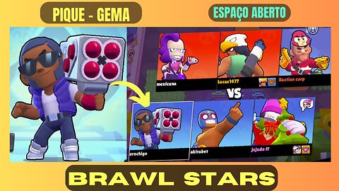 A Vingança dos Brawlers, Pique Espaço Aberto , com o Personagem Brock, #Part 03, Brawl Stars,