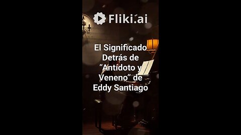 Antídoto y veneno de Eddy Santiago