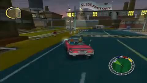 Los Simpson Hit & Run (Loquendo) - Robando el camión blindado con Apu.