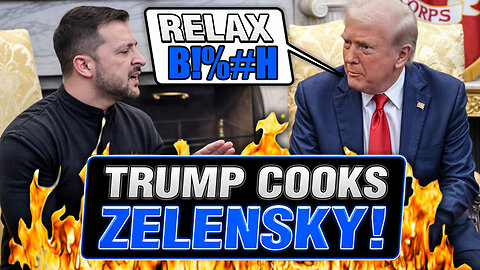 🔥 Trump COOKS Zelensky Over Ukraine – Watch This Reaction! 🔥