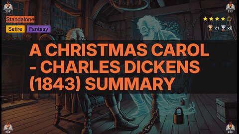 A Christmas Carol - Charles Dickens (1843) Summary (Christmas Books - 1)