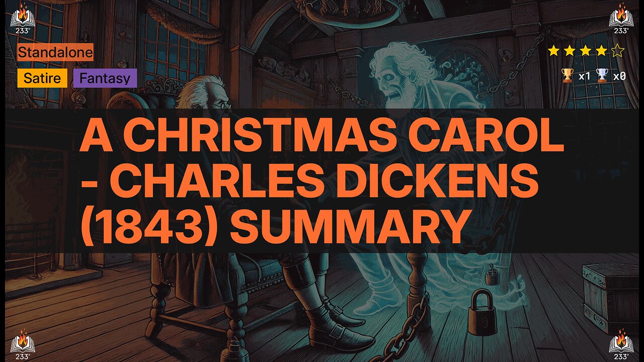 A Christmas Carol - Charles Dickens (1843) Summary (Christmas Books - 1)