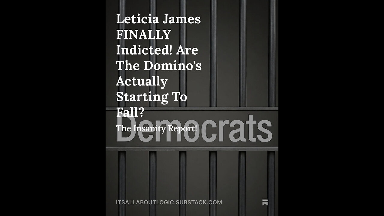 Leticia James FINALLY Indicted! Are The Domino's Actually Starting To Fall?