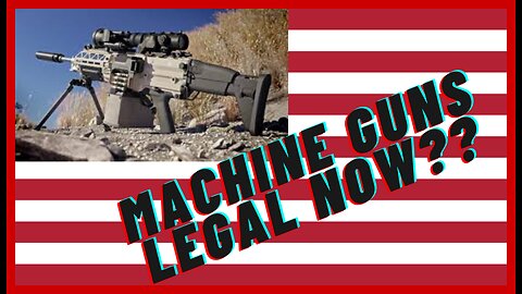 Machine gun ban ruled UNCONSTITUTIONAL!