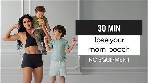 Lose Your Mom Pooch Fast 🔥 | 25-Min At-Home Fat-Burning Workout (No Equipment)