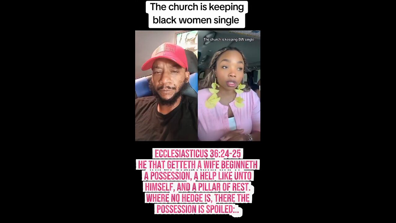 Why Doesn't The Black Church Teach Marriage???